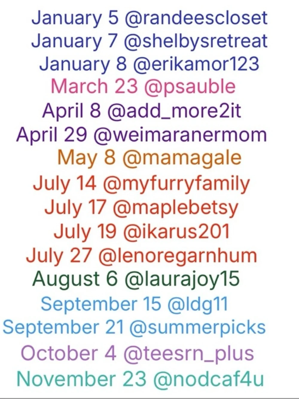 🆕 closed 🆕 just in share group running 4/14–4/19 and you pick 5 of those days - Picture 3 of 4